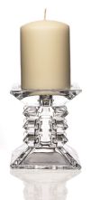 Zorro Pillar Candleholder 11cm Ivory Candle 